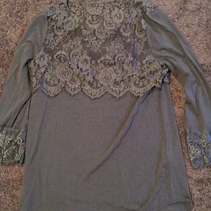 Garnet Hill Green Blouse